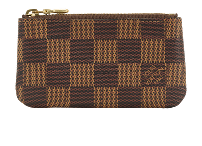 Louis Vuitton Key Pouch, &pound;180, Accessories, Brown, Canvas, Front view